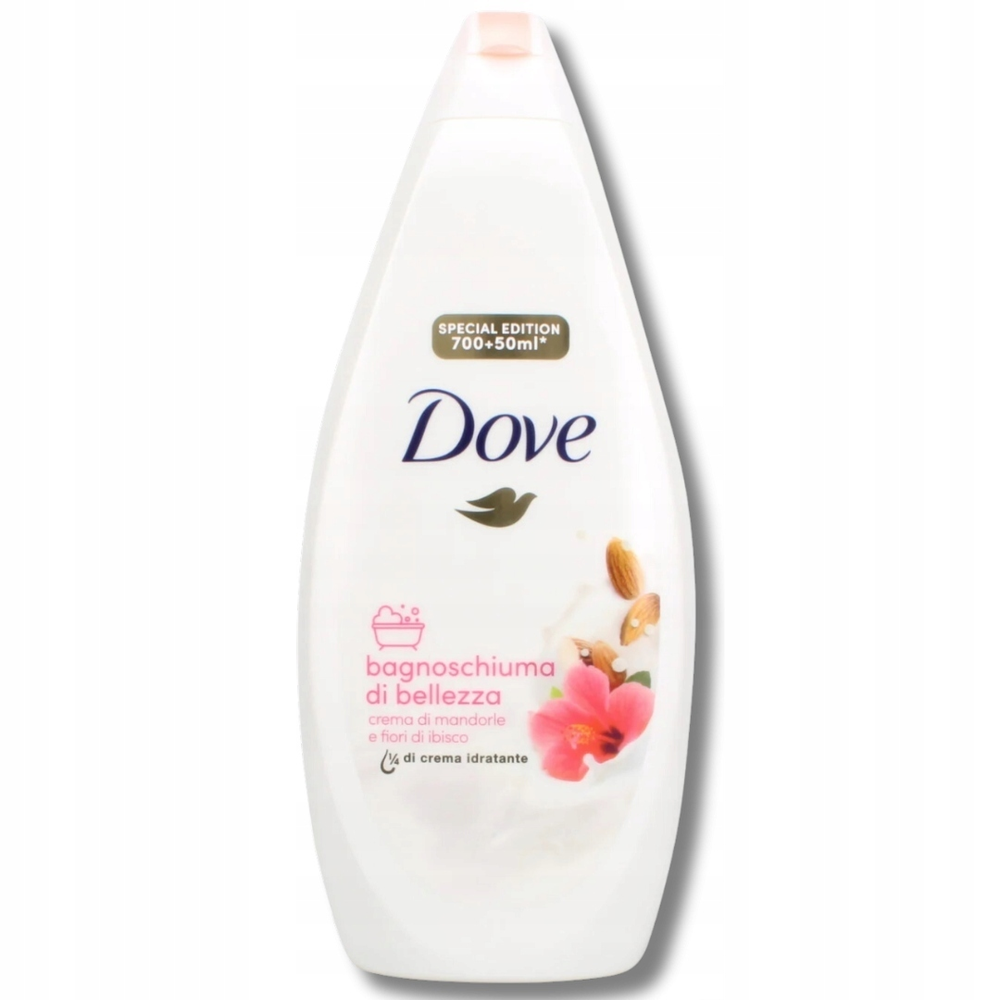 Ch-Dove płyn do kąpieli 750ml Migdał/Hibiskus 1