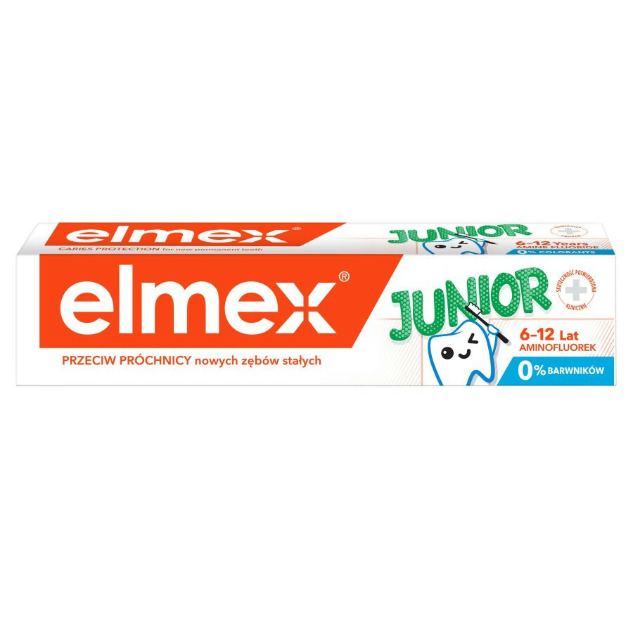 CH-Elmex pasta 75ml junior 6-12 lat 1