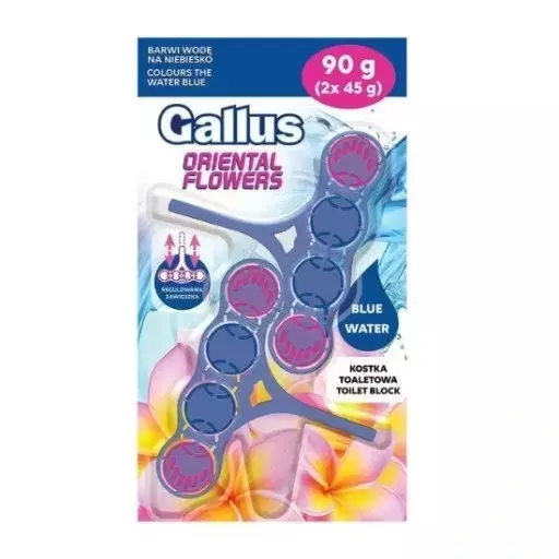CH-Gallus kostka do WC 2x45g BLue Water 1