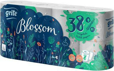 CH-Grite papier toaletowy blossom 8szt 39% recyklingu 1