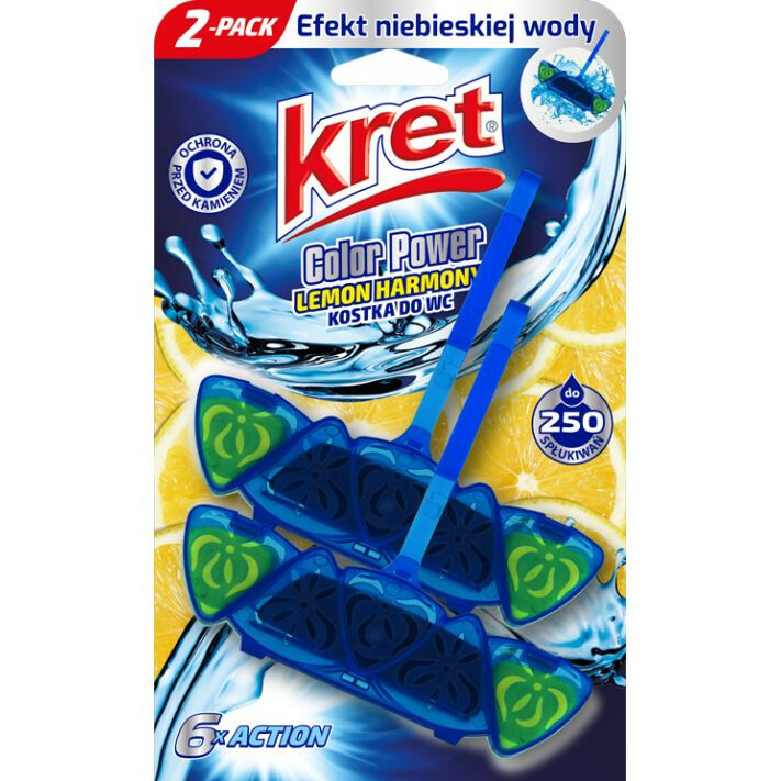 CH-Kret do spłuczki 2x40g Cytryna 1