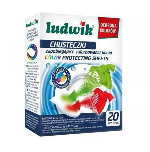 CH-Ludwik chusteczki wyłapujące kolor 20szt 1