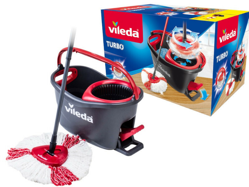 CH-Vileda komplet mop okrągły + wiadro Turbo 1