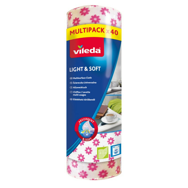 CH-Vileda ścierka Light/Soft 40szt rolka 1