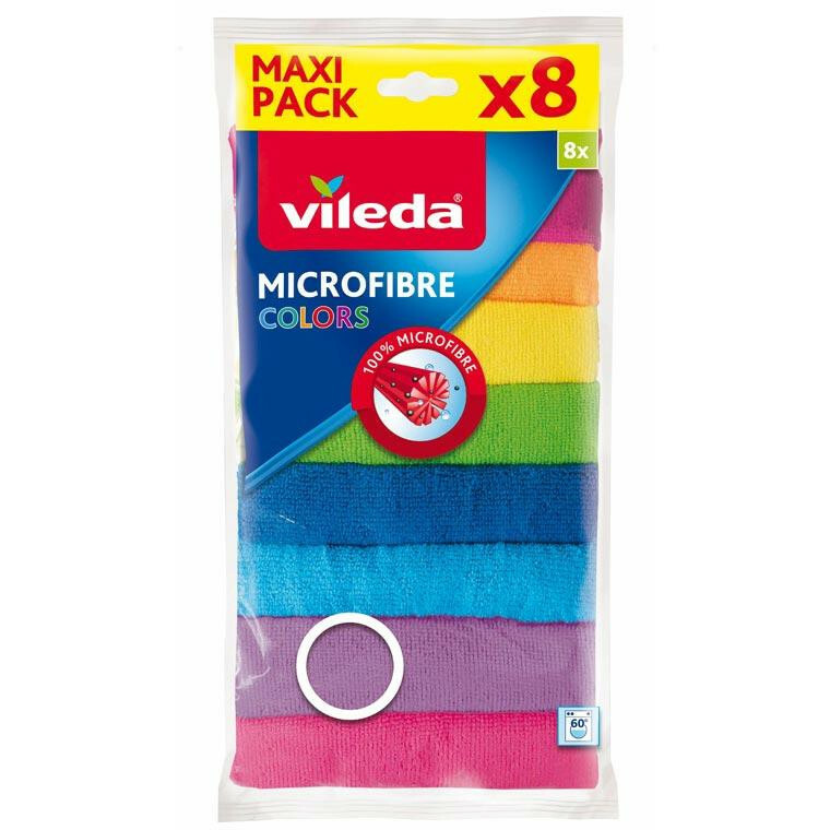 CH-Vileda ścierki mikrofibra tęczowe 8szt 1