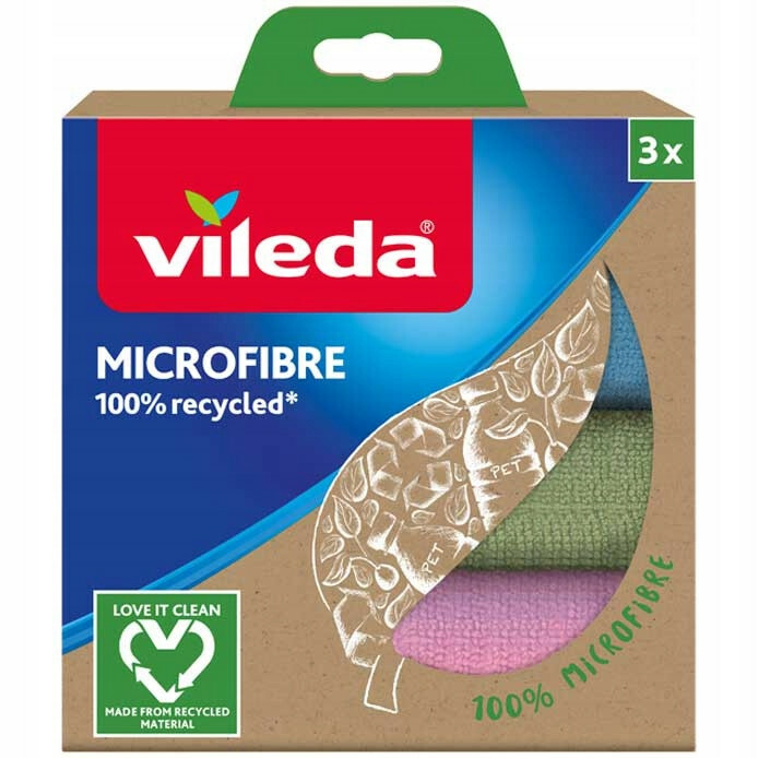 CH-Vileda ścierki mikrofibra z recyklingu 3szt 1