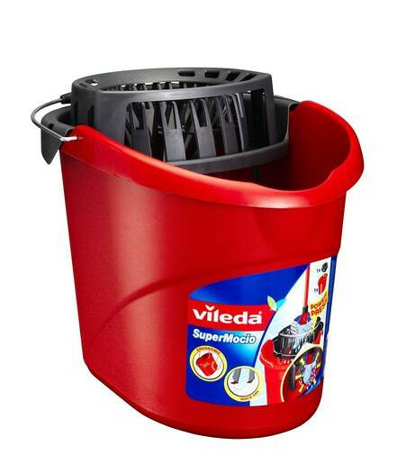 CH-Vileda wiadro z wyciskaczem supermocio 10L czerwone 1