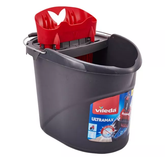 CH-Vileda wiadro z wyciskaczem ultramax 10L szare 1