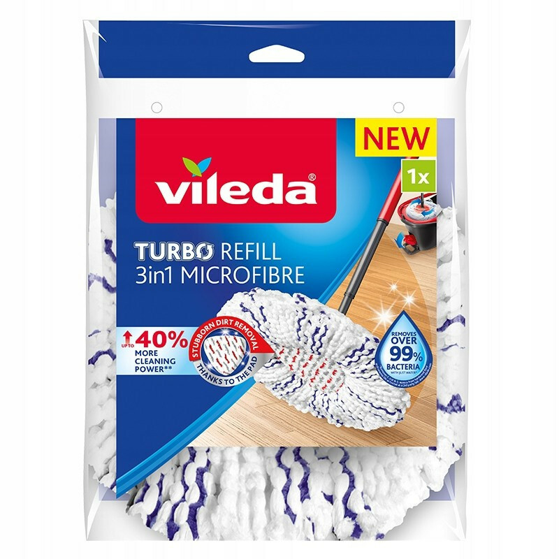 CH-Vileda zapas mop okrągły Turbo Refill 3w1 1