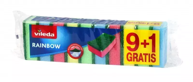 CH-Vileda zmywak rainbow 10szt 1