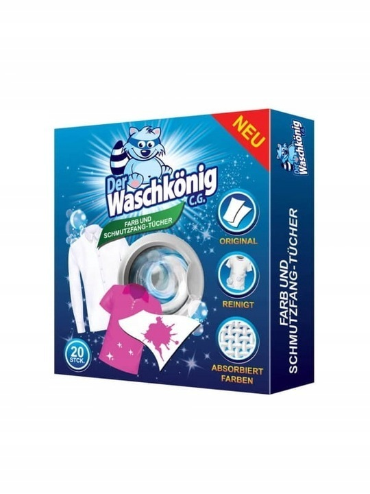 CH-Waschkonig chusteczki wyłapujące kolor 20szt. 1