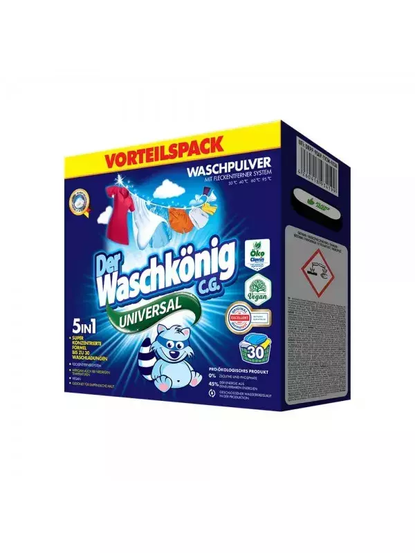 CH-Waschkonig proszek do prania w kartonie 1.95kg UNIVERSAL 1