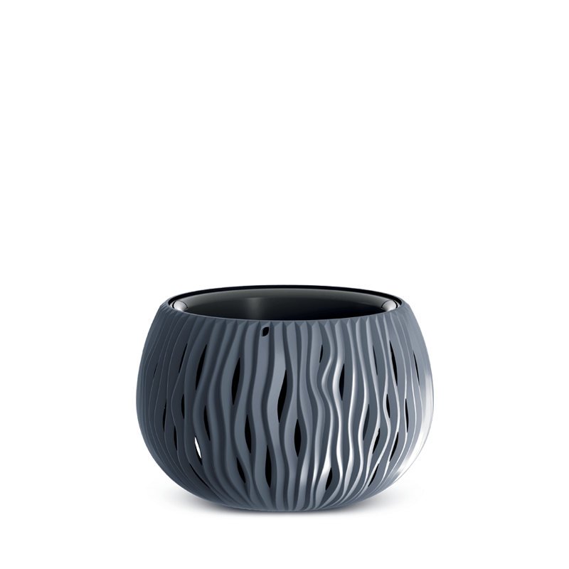 Doniczka Bowl Sandy 240 antracyt 1