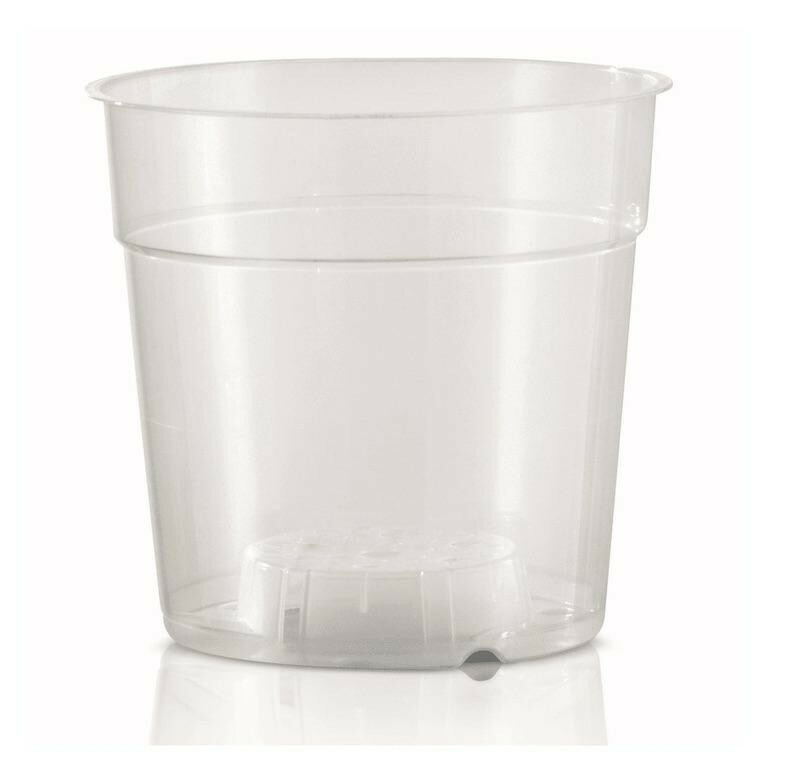 Doniczka do storczyka 15cm 1.5l przezroczysta 1
