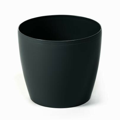 Doniczka magnolia 21cm czarna 1