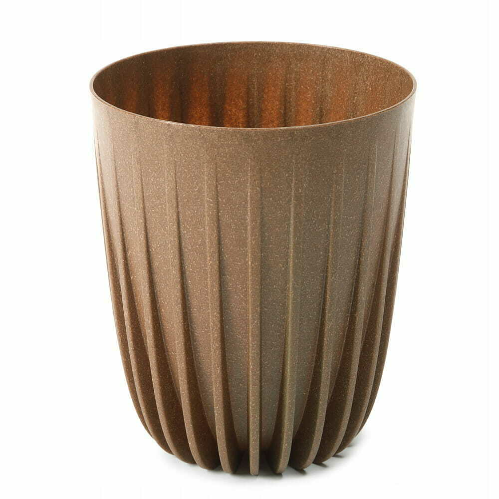 Doniczka Mira eco wood 190mm naturalne drewno 1