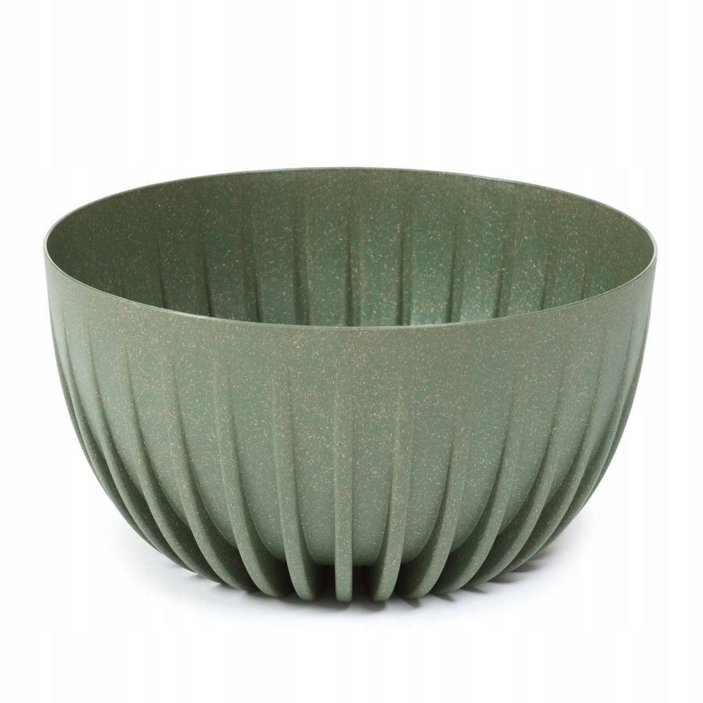 Doniczka misa Mira eco wood 300mm zielona 1