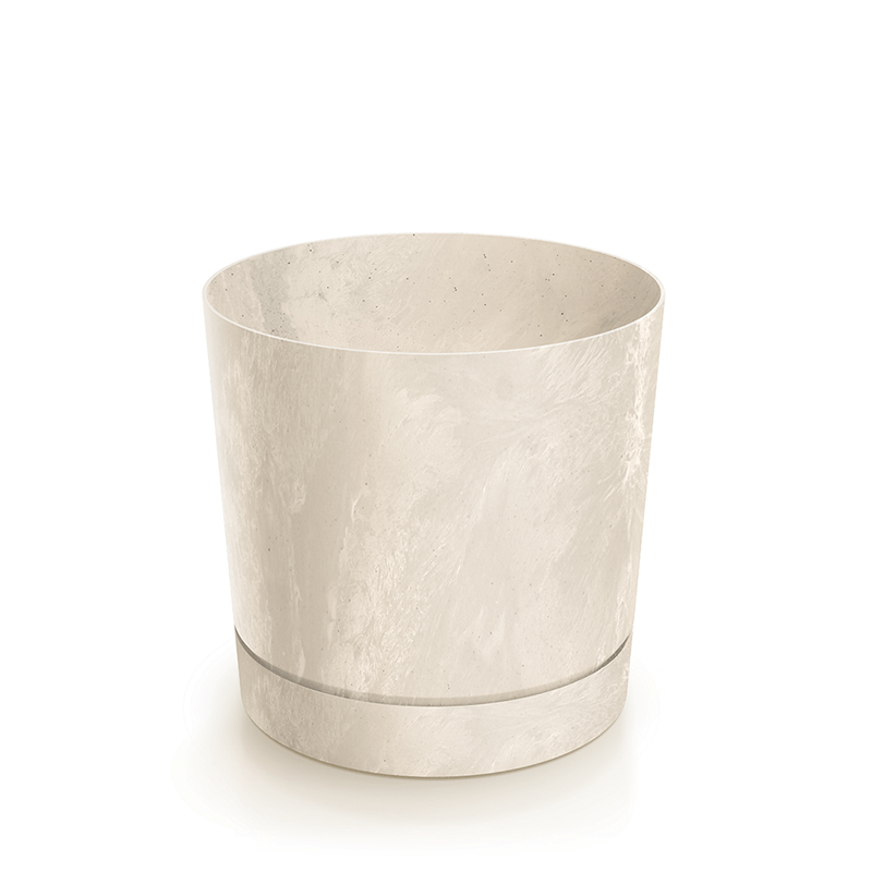 Doniczka Tubo P 180 beton efekt krem 1
