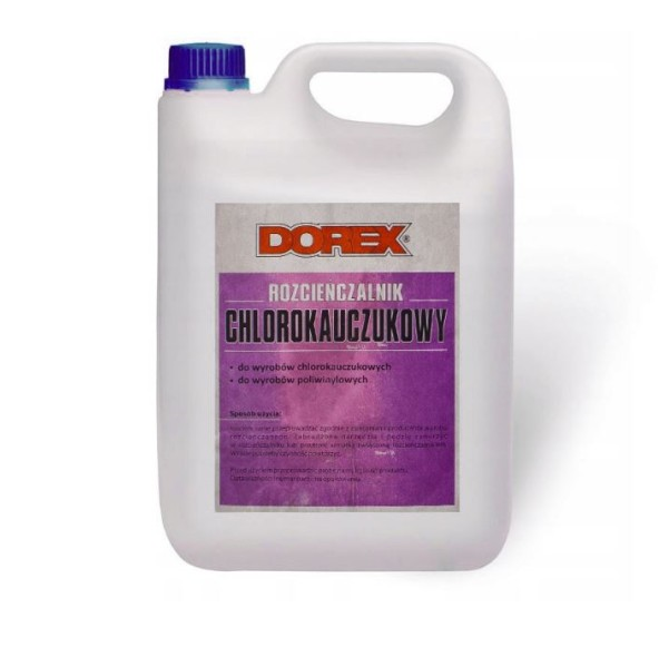 Dorex rozpuszczalnik chlorokauczuk 5l 1