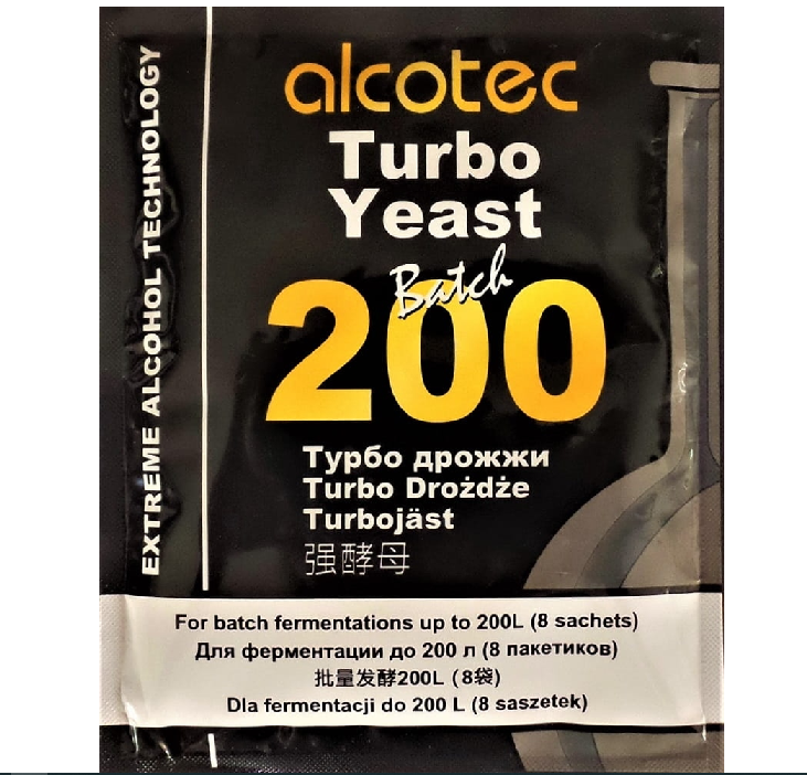 Drożdże Alcotec Turbo Batch 200 Turbo 86g 1