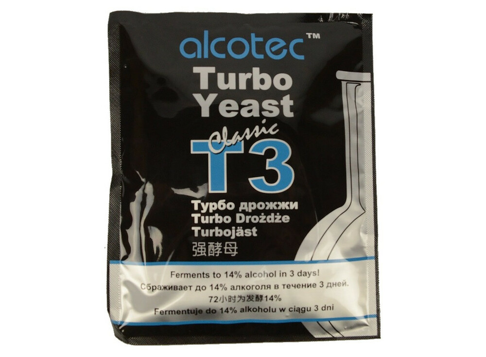 Drożdże Alcotec Turbo Classic T3 120g 1