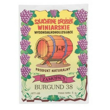 Drożdże winiarskie burgund 38 1