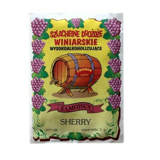 Drożdże winiarskie sherry 1