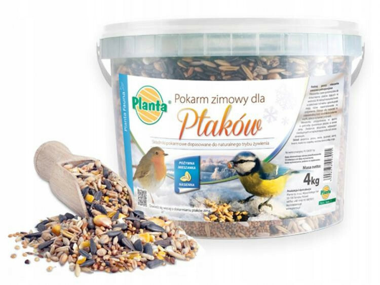 Fauna pokarm zimowy dla ptaków we wiaderku 4kg 1