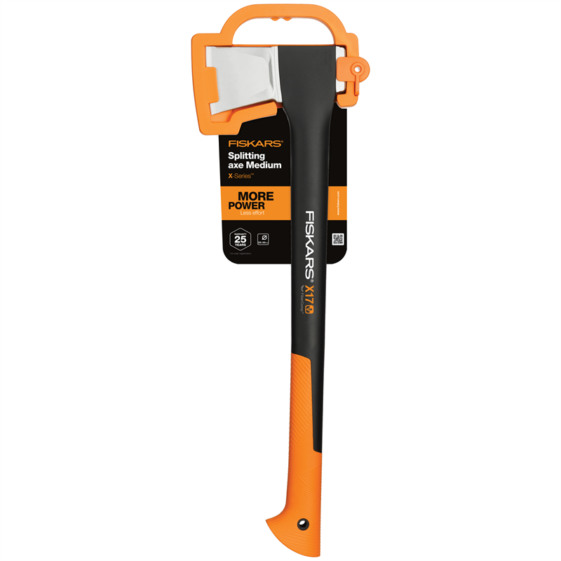 Fiskars siekiera rozłupująca X17 + ostrzałka 1