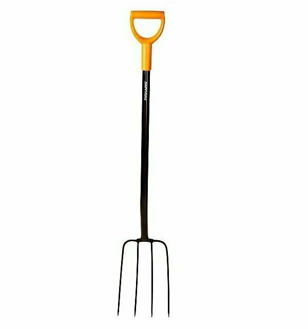 Fiskars widły solid trzon metal 1