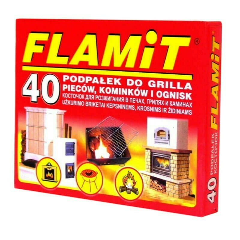 Flamit Podpałka w kostce biała 40szt. (Karton=24) 1