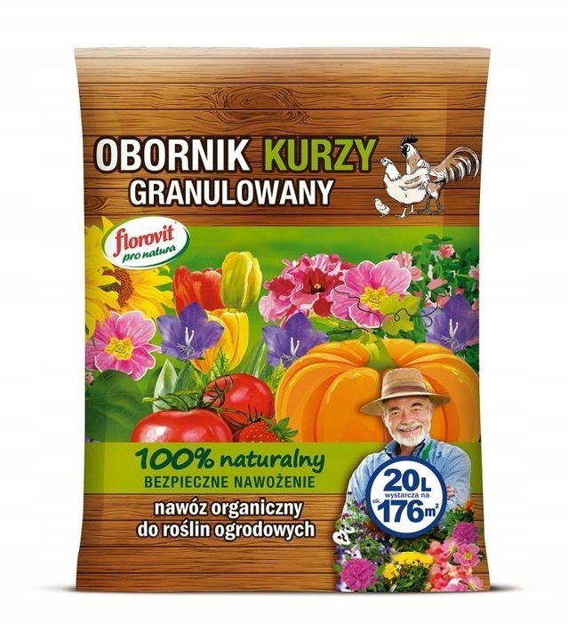 Florovit obornik kurzy 20l granulowany 1