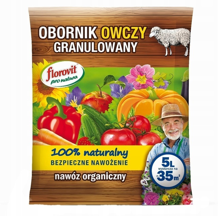 Florovit obornik owczy   5l granulat 1