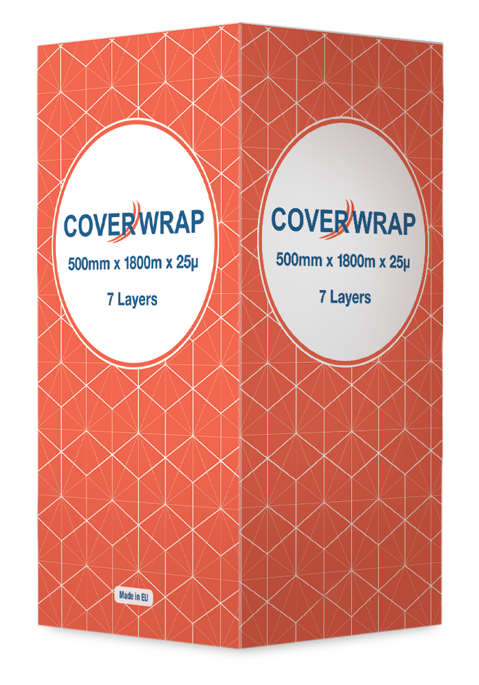 Folia do bel 500 Coverwrap biała 1800m/25 mikronów 1