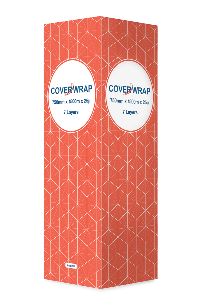 Folia do bel 750 Coverwrap biała 1500m/25 mikronów 1
