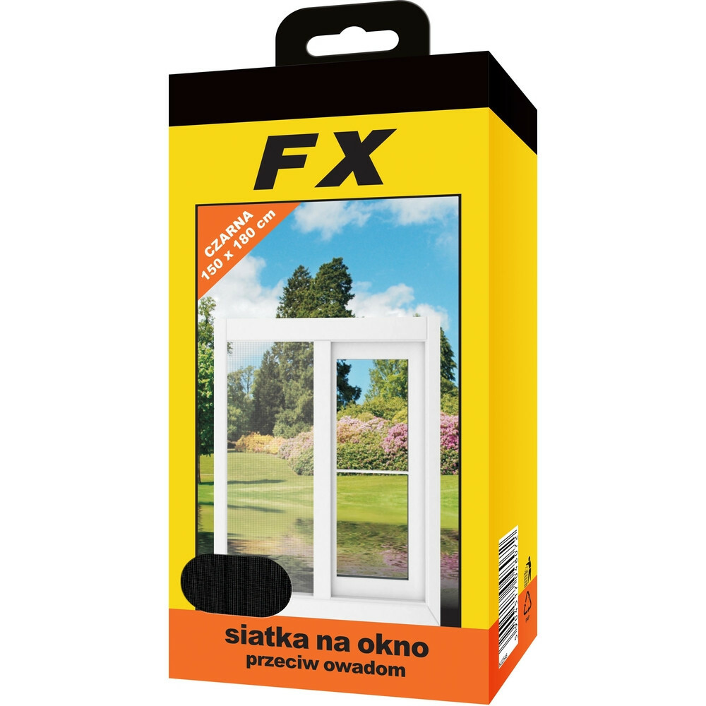 Fx-siatka na okno 150x180 czarna 1