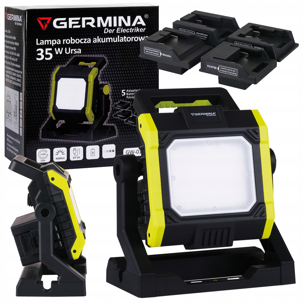 Germina lampa LED akumulatorowa Ursa 35W / 4000LM 1