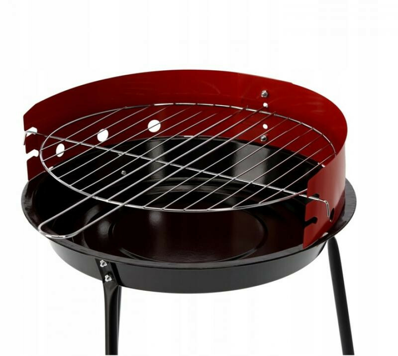 Grill węglowy okrągły prosty 41x34x47cm 1