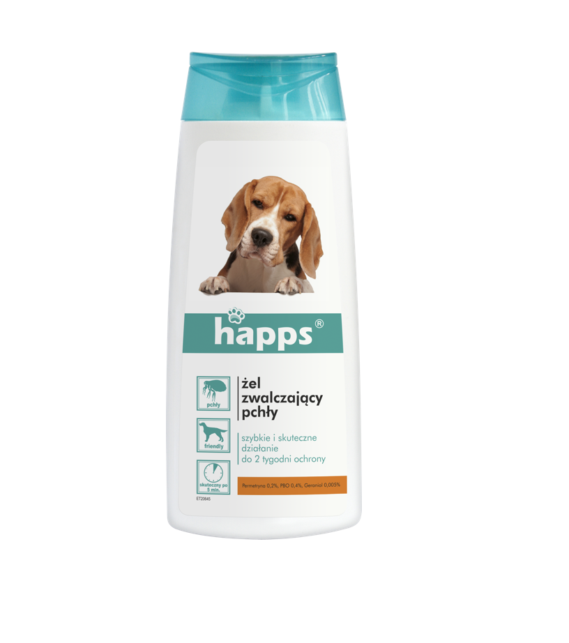 Happs żel zwalczający pchły 150ml 1