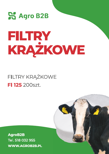 AGRO B2B Filtr krążkowy 125mm / 200szt. 1
