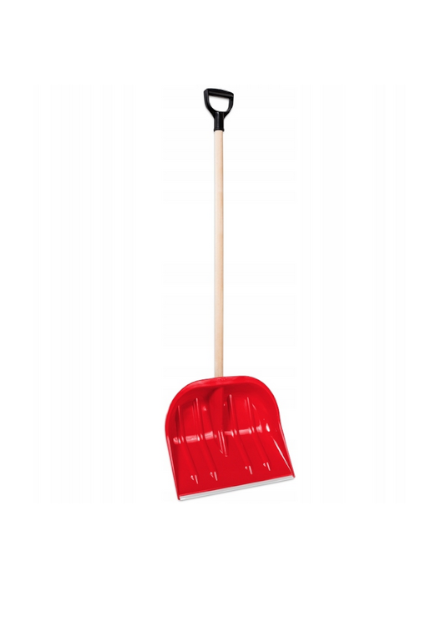 JOLMET Łopata do śniegu z trzonkiem drewnianym i okuciem aluminiowym 47cm 1