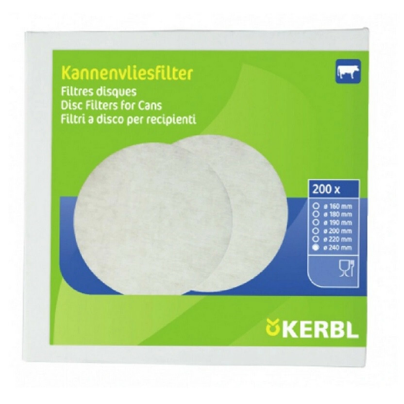 Kerbl Filtr krążkowy śr.240  200szt. 1