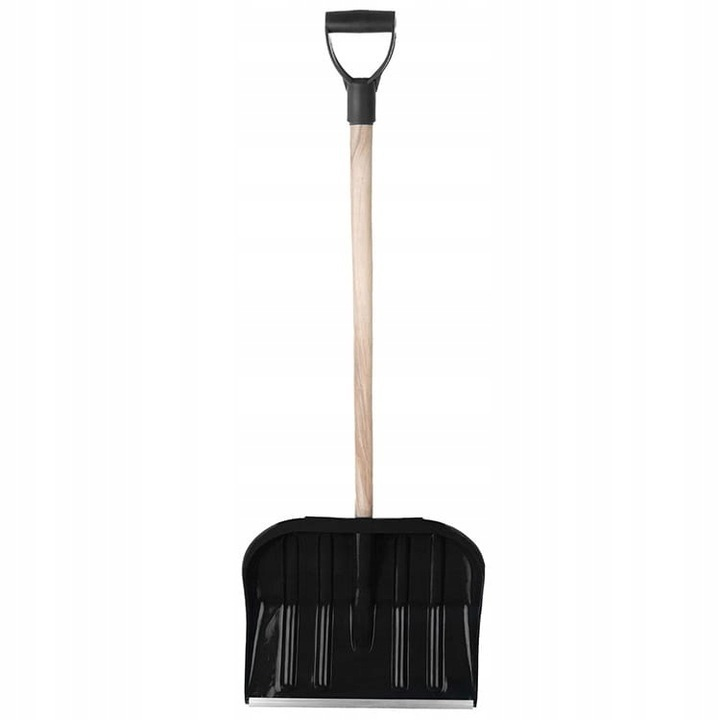 Łopata do śniegu 49cm trzon drewno/rączka/listwa 1