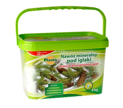 Planta nawóz przeciw brunatnieniu igieł 5kg wiaderko 1