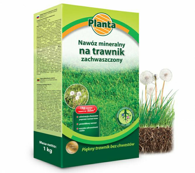 Planta nawóz trawnik zachwaszczony 1kg 1