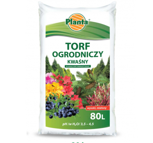 Planta ziemia torf kwaśny 80l pH 3.0-4.0 1