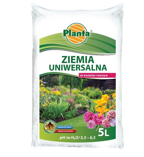 Planta ziemia uniwersalna  5l pH 5.5-6.5 1
