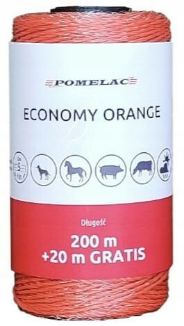 Pomelac Szpula plecionka 200m pomarańczowa 1