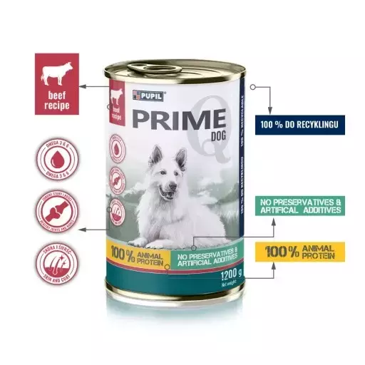 Pupil Prime PIES PUSZKA 1200g wołowina 1