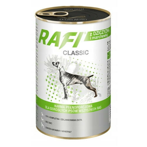 Rafi Pies 1240g z dziczyzną/marchewką 1